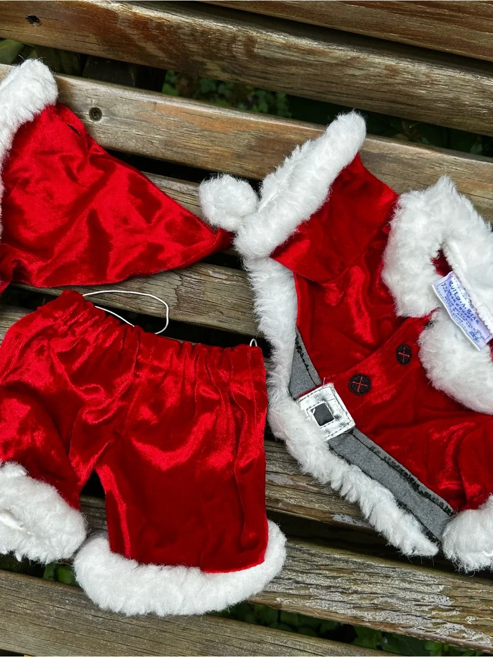 Build A Bear Doll Santa Claus Outfit